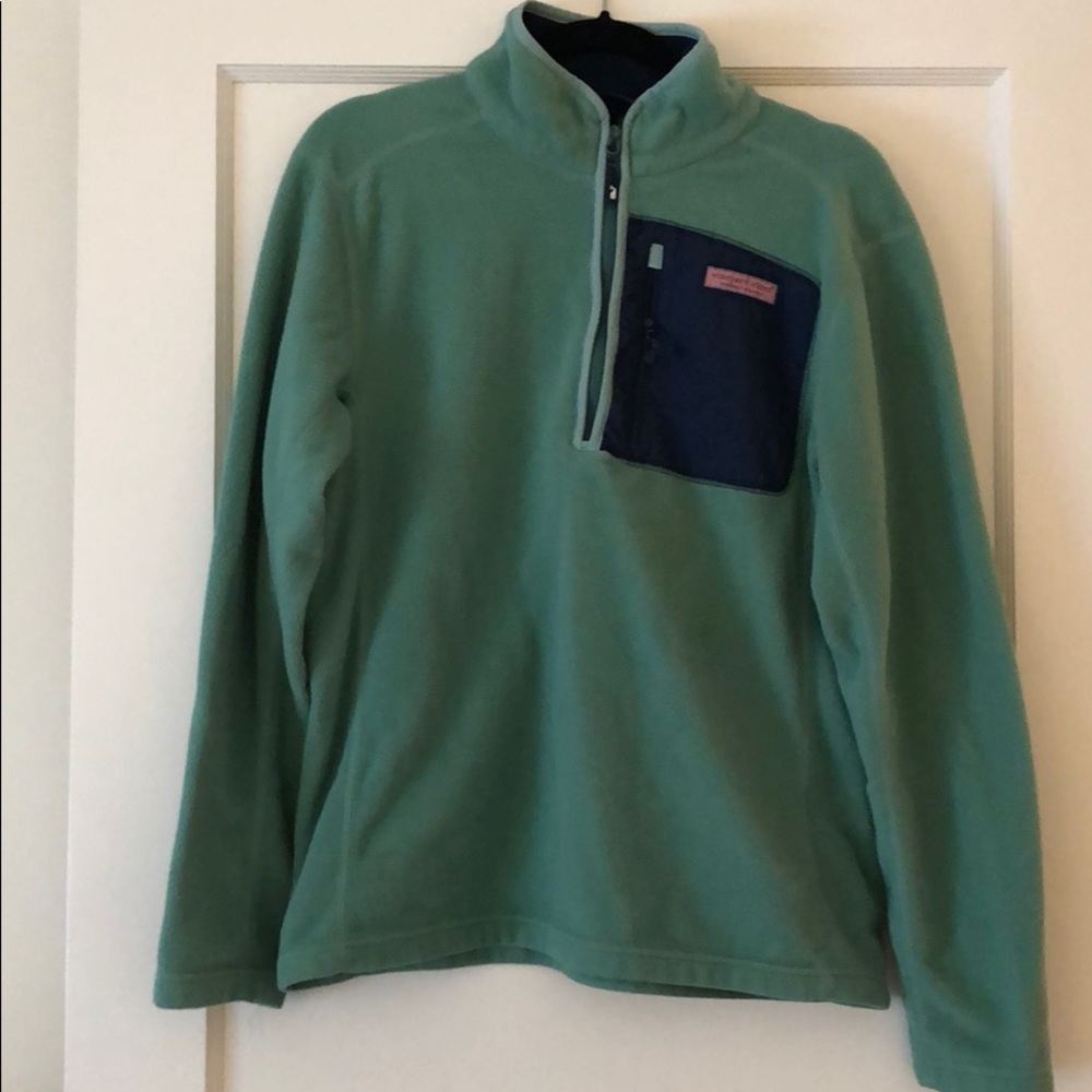 Vineyard vines green fleece